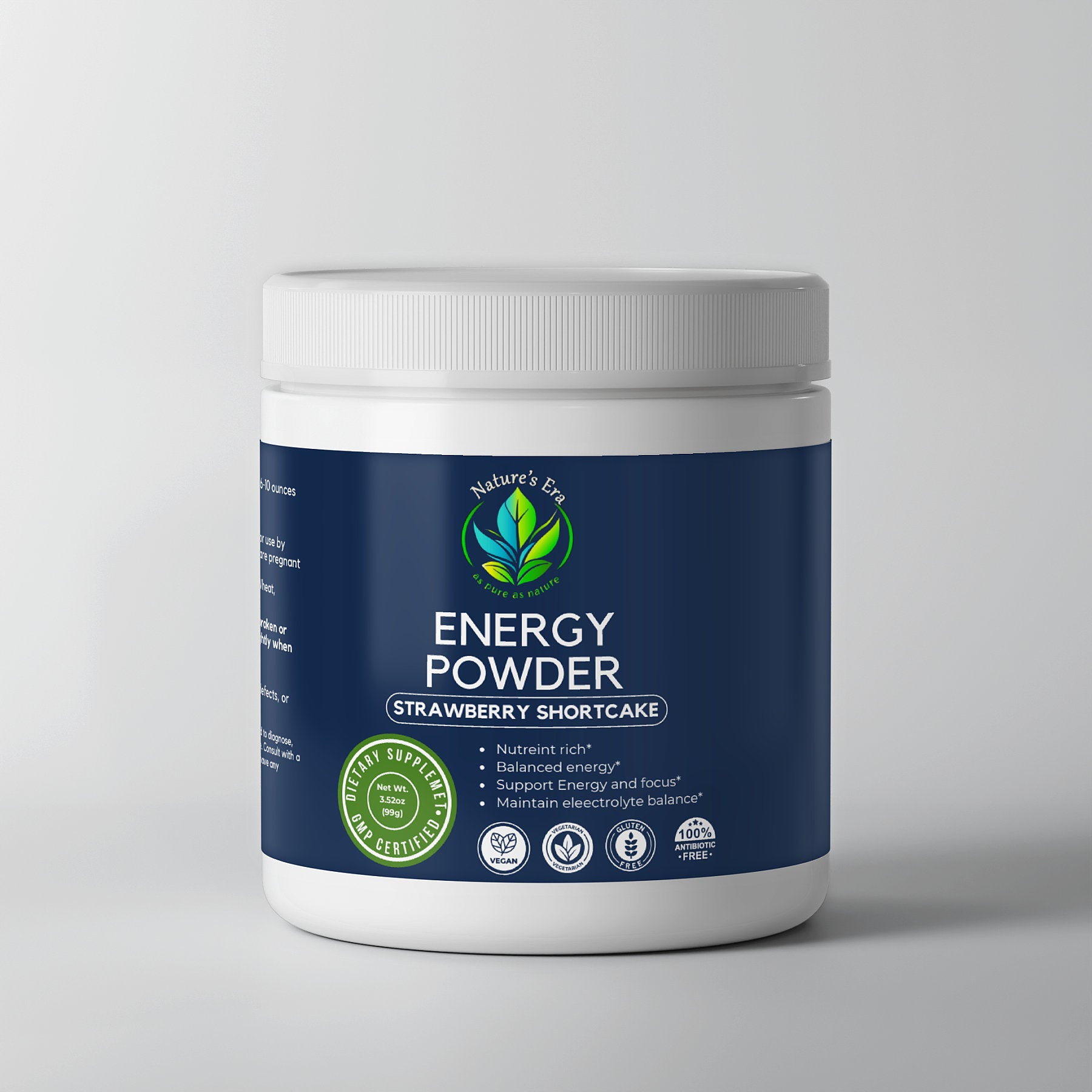 Energy Powder (Strawberry Shortcake)