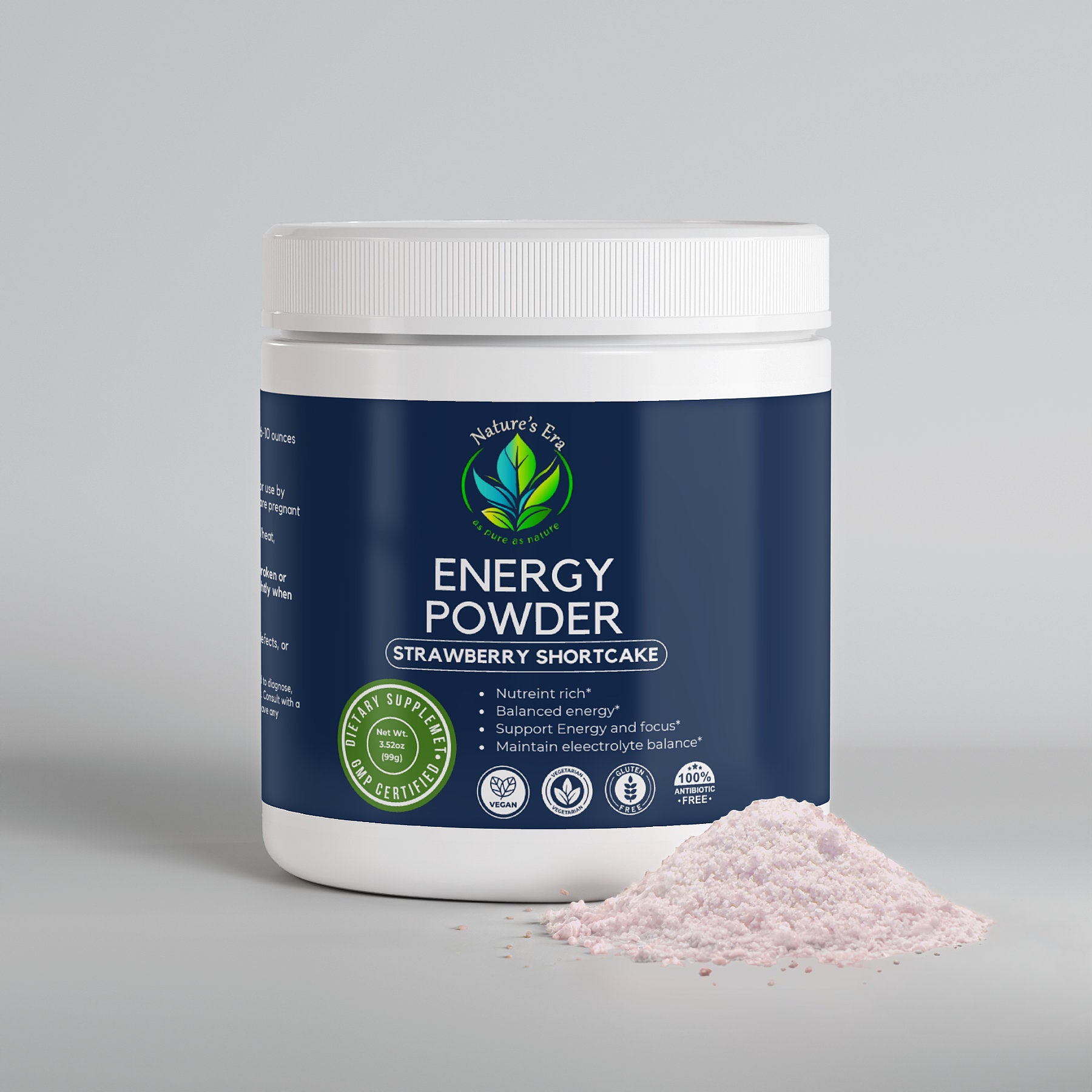 Energy Powder (Strawberry Shortcake)