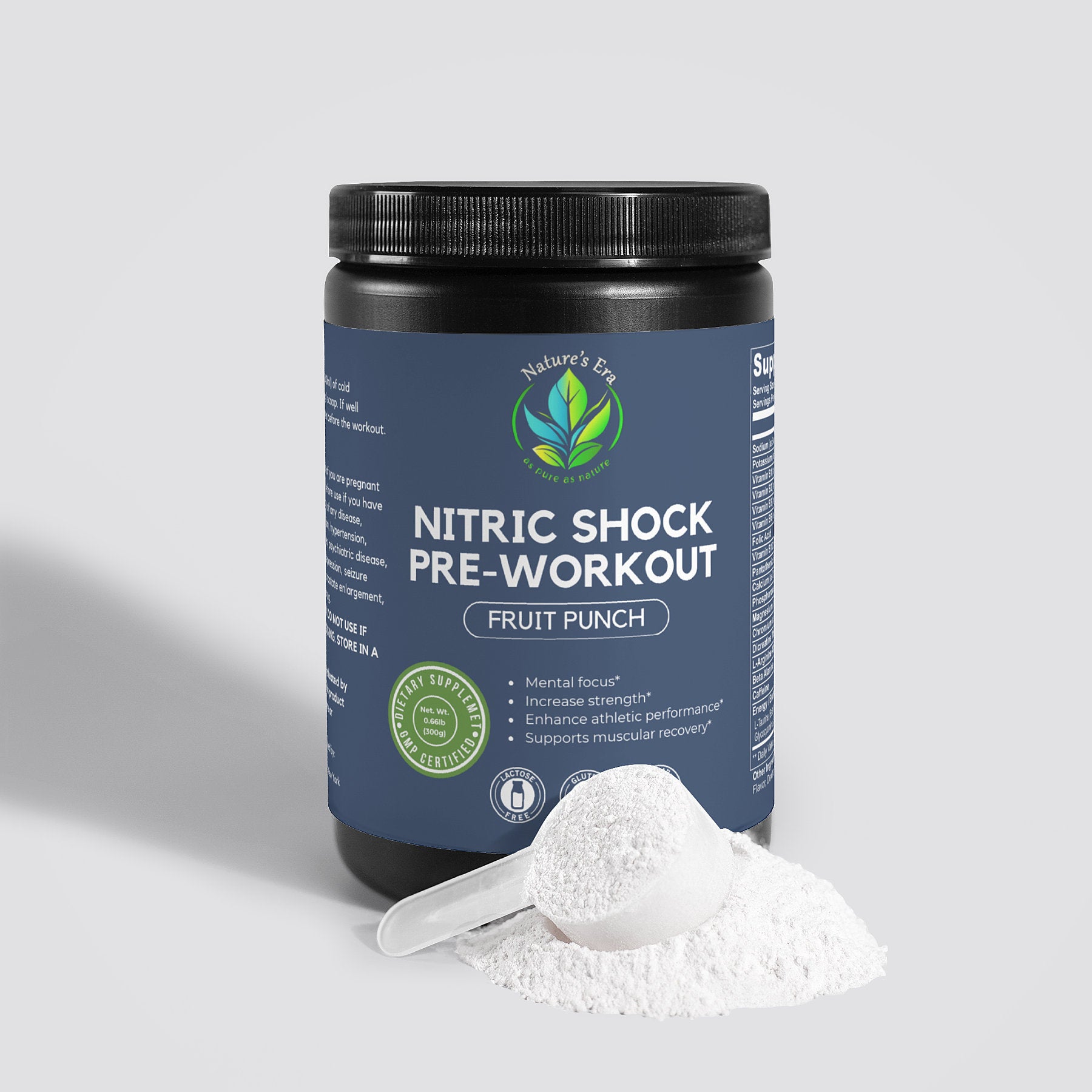 Nitric Shock Pre-Workout Powder (Fruit Punch)